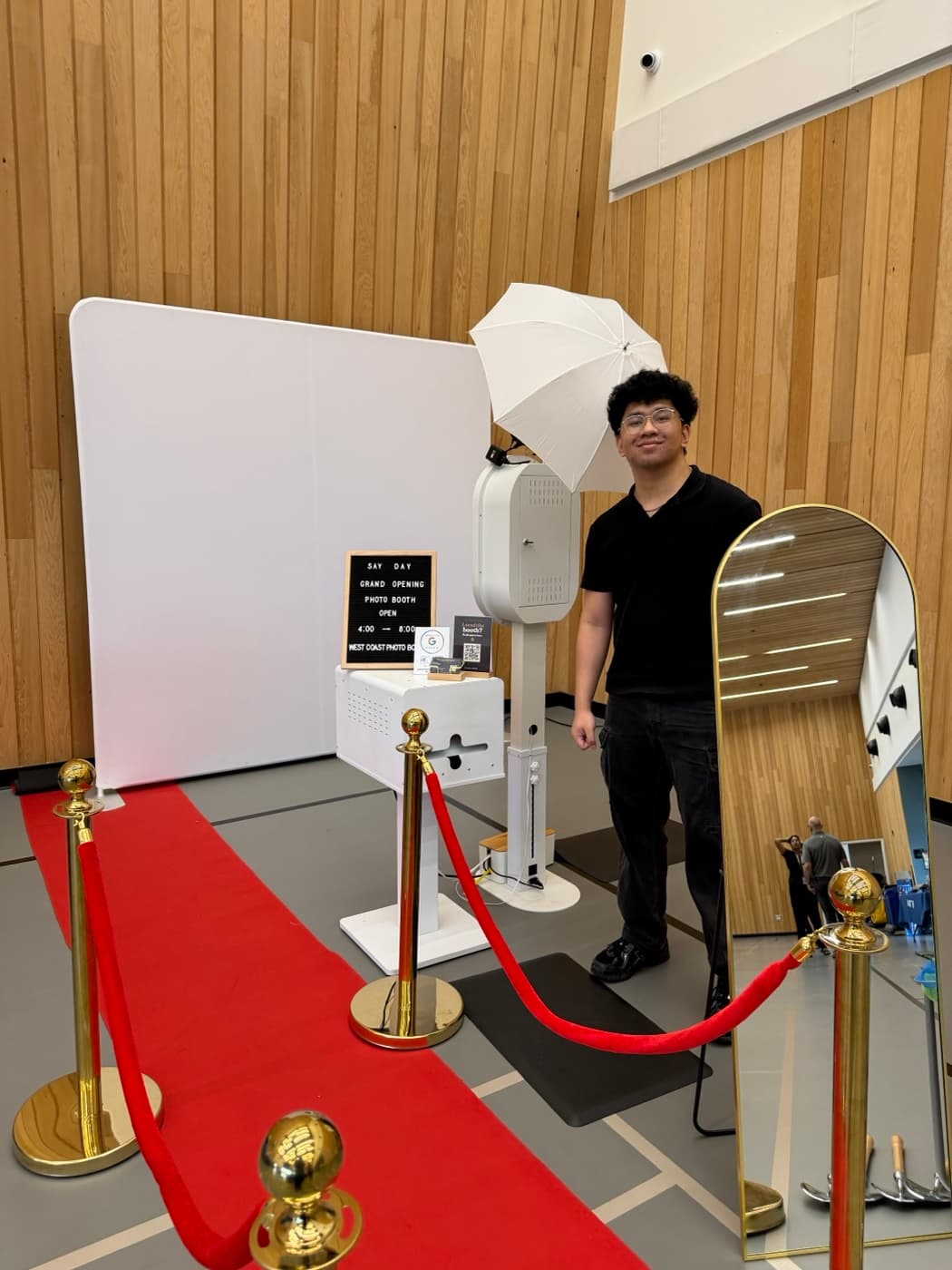 RGB booth at a celebration event